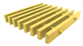 Two Inch Deep Sixty Percent Open Heavy Duty Pultruded Grating